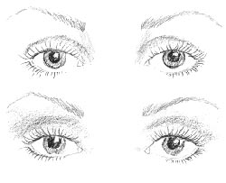 Olhos afundados