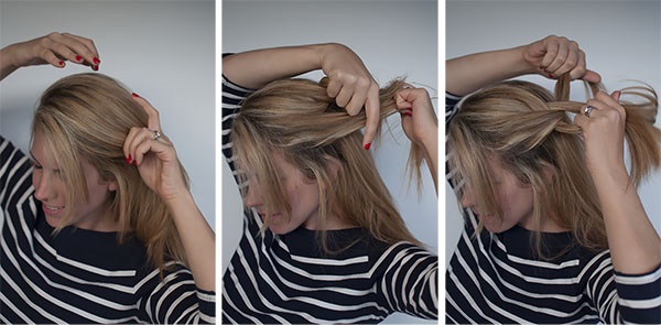  Como fazer um lindo penteado com um rabo de cavalo com um lã - foto masterclass