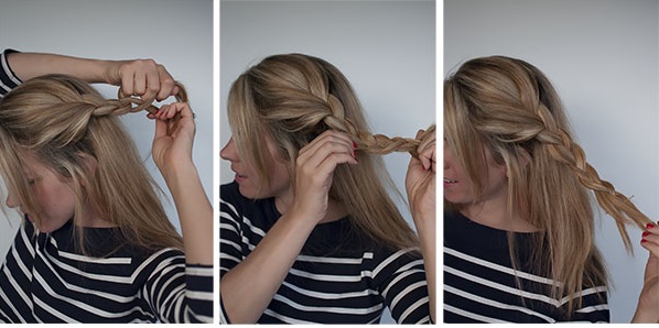  Como fazer um lindo penteado com um rabo de cavalo com um lã - foto masterclass