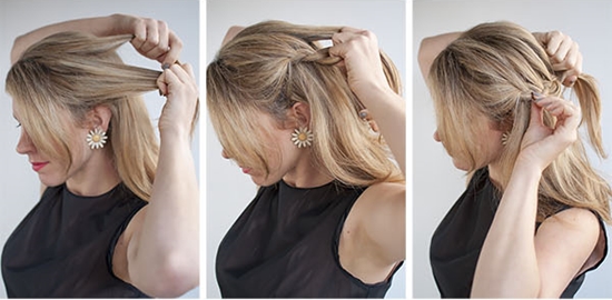 Como fazer um penteado noturno para um cabelo de comprimento médio