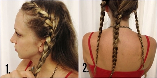 Como fazer um penteado noturno com tranças