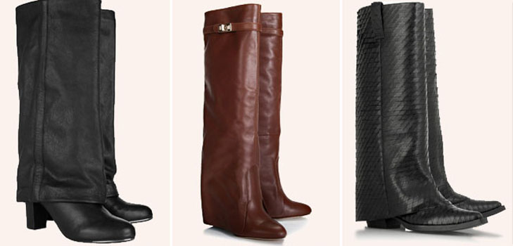  Botas de moda sem um salto de uma estação outono 2014