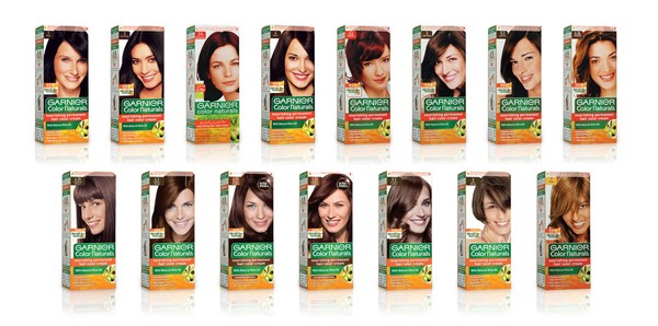 Coloração de cabelo Garnier - revisão de fotos e vídeos
