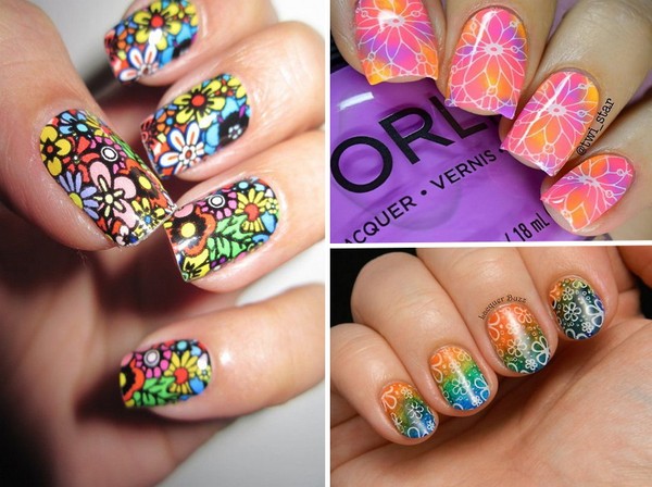 Amor de verão: manicure hippie - a atual tendência - 2016