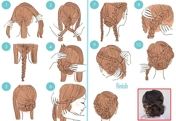 Fechaduras e tranças: penteados requintados para 8 de março