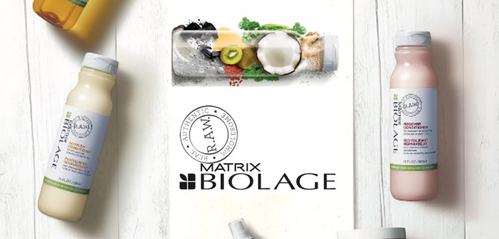 Risos de sonhos: a linha profissional Matrix Biolage R.A.W.