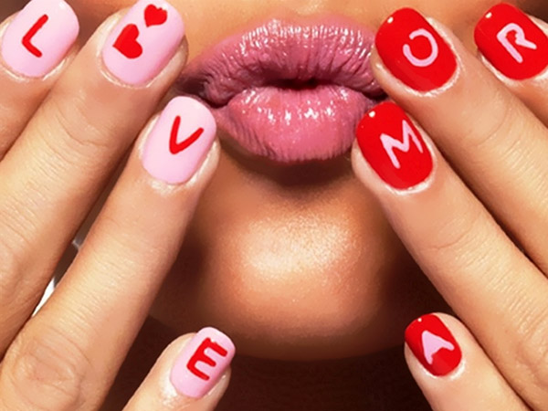 O amor é ...: idéias de uma bela manicure para o Dia dos Namorados