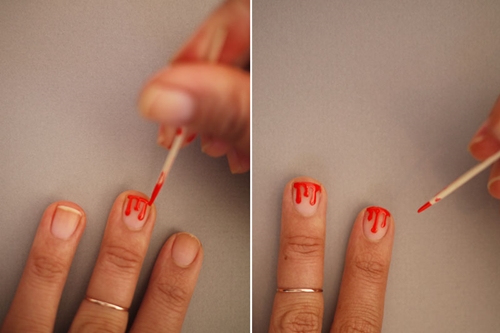 Manicure for Halloween