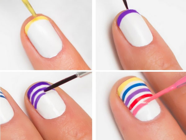 Manicure em cinco minutos: três desenhos de unhas simples