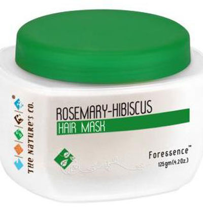 Máscara para fendas do cabelo com alecrim