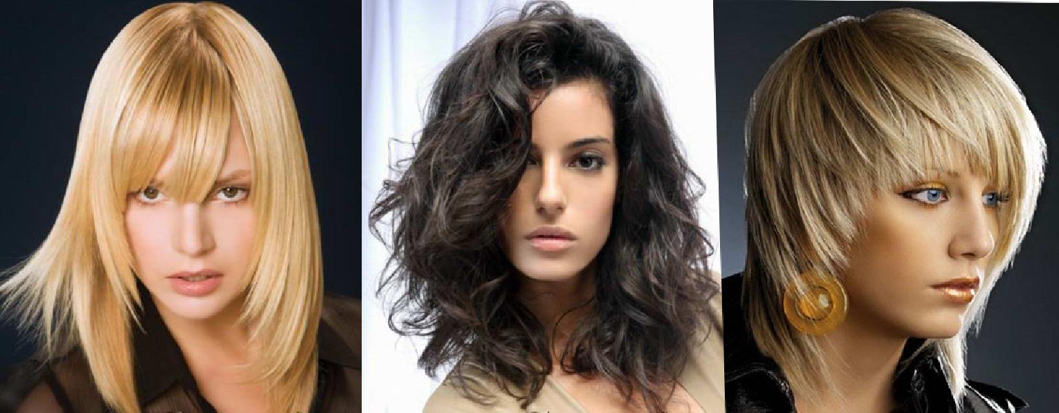 diferentes variedades de cortes de cabelo