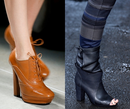 Sapatos femininos de moda outono inverno 2014: fotos dos sapatos de inverno mais elegantes de 2014