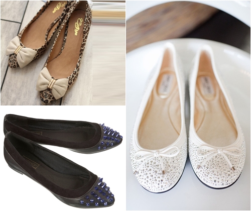 Sapatos de ballet elegantes primavera-verão 2013
