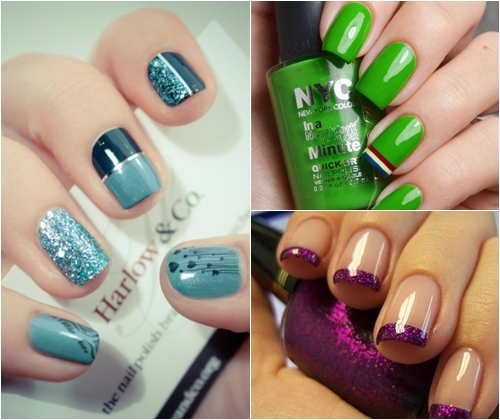 Cores elegantes de esmaltes de unhas no inverno de 2013