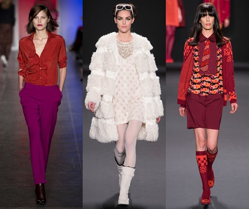 Cores elegantes das roupas Outono-Inverno 2014: fotos dos tons mais elegantes de 2014