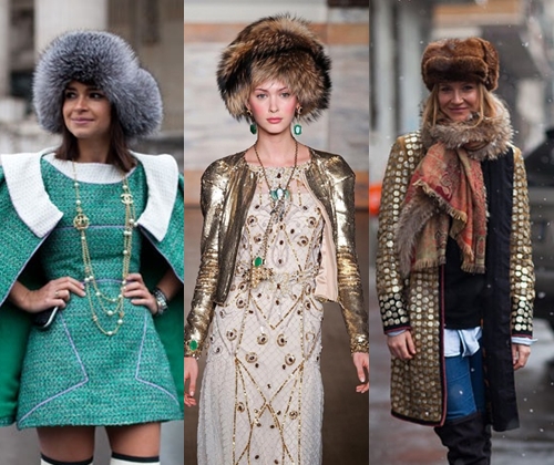 Chapéus de pele de moda no inverno 2014: fotos dos chapéus de pele femininos mais elegantes de 2014 