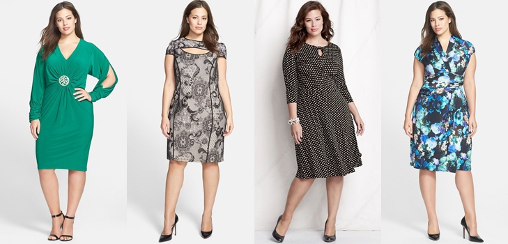 Vestidos de moda para senhoras cheias
