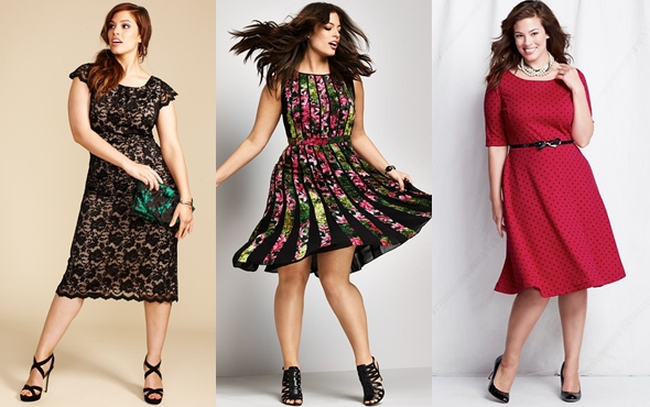 Vestidos de moda para senhoras cheias