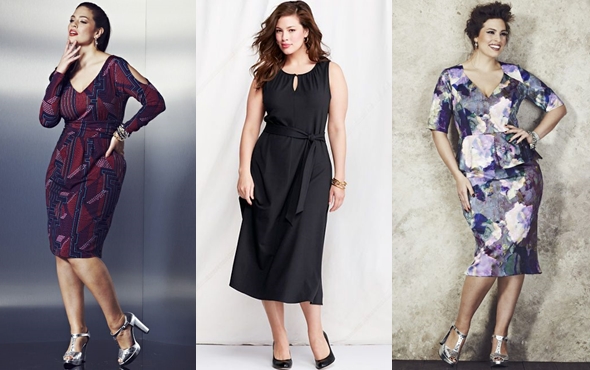 Vestidos de moda para senhoras cheias