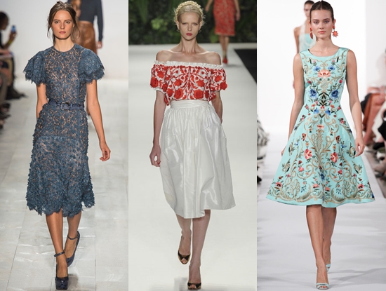 Vestidos de moda na primavera de 2014