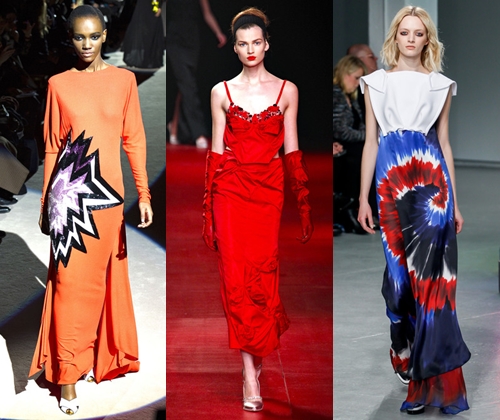 Vestidos de noite elegantes no inverno de 2014: fotos de elegantes vestidos de noite longos e curtos 