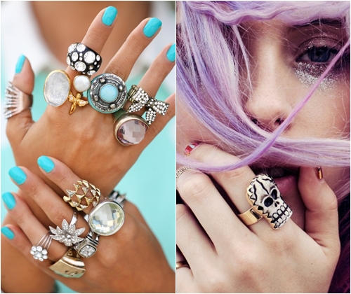 Anéis de moda primavera-verão 2013