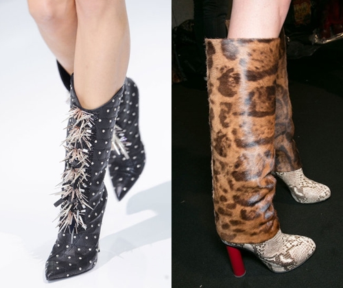 Botas e botas femininas de moda, outono inverno 2015-2016 (foto) 