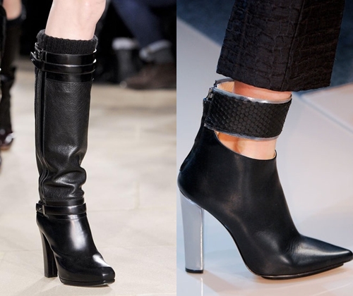 Botas e botas femininas de moda, outono inverno 2015-2016 (foto) 