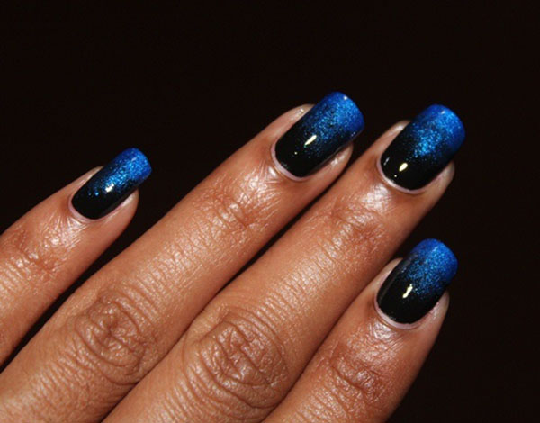 Dupla elegante: manicure de duas cores como uma tendência de inverno 2016-2017