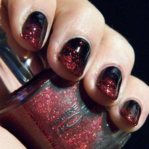 Dupla elegante: manicure de duas cores como uma tendência de inverno 2016-2017