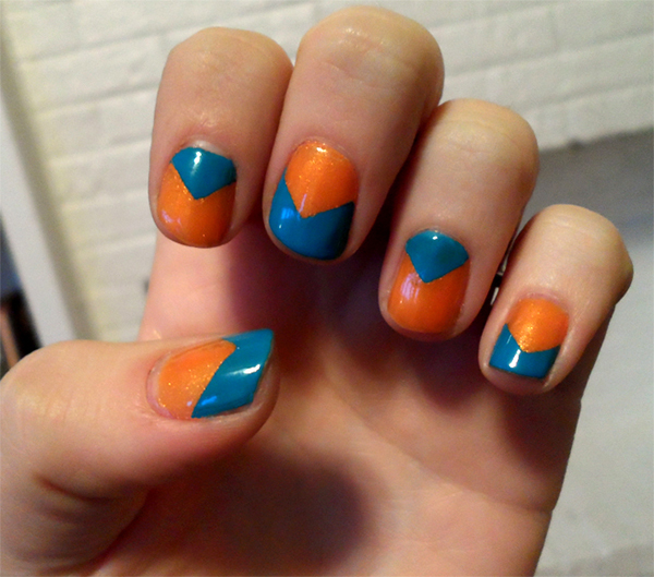 Dupla elegante: manicure de duas cores como uma tendência de inverno 2016-2017