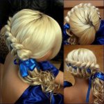 Cabelo de ano novo com tranças