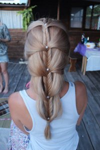 Cabelo de ano novo com tranças