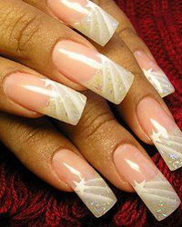 Desenho de unhas de Ano Novo Desenho de unhas de Ano Novo