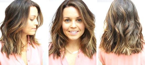 Coloração do cabelo em duas cores