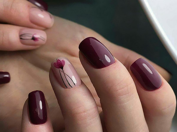 Manicure Festivo: TOP-4 Topical Designs até 8 de março