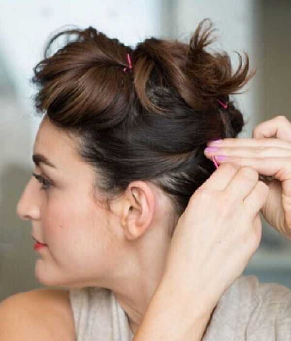 Penteado para o Ano Novo do Páufo por suas próprias mãos - idéias de moda para cabelos curtos, médios e longos, foto