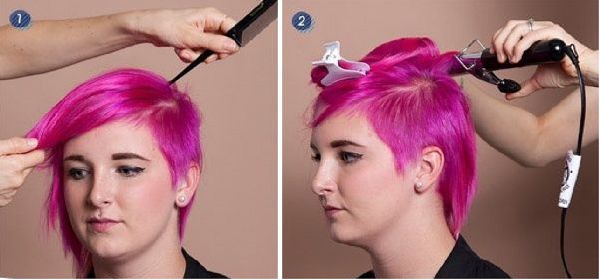 Penteado para o Ano Novo do Páufo por suas próprias mãos - idéias de moda para cabelos curtos, médios e longos, foto