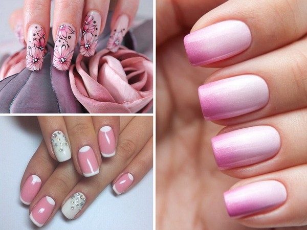 Manicure cor-de-rosa - a atual tendência de verão