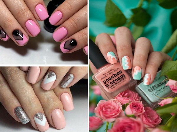 Manicure cor-de-rosa - a atual tendência de verão