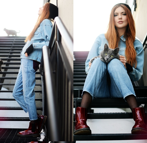 Com o que usar uma jaqueta de denim: fotos das roupas mais elegantes