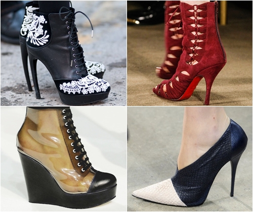 Botas de tornozelo moda primavera-verão 2013