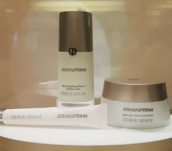 Perfeição: novos produtos para cuidados com a pele Armani Prima