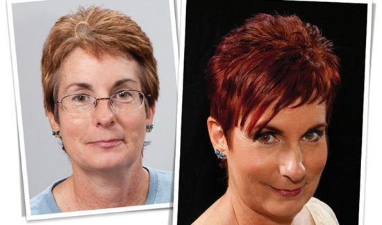 Coloração em seda Chi: foto de cabelo antes e depois