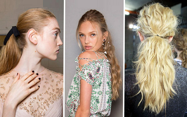 Penteados à moda na primavera: TOP-3 bright hair-trends-2017