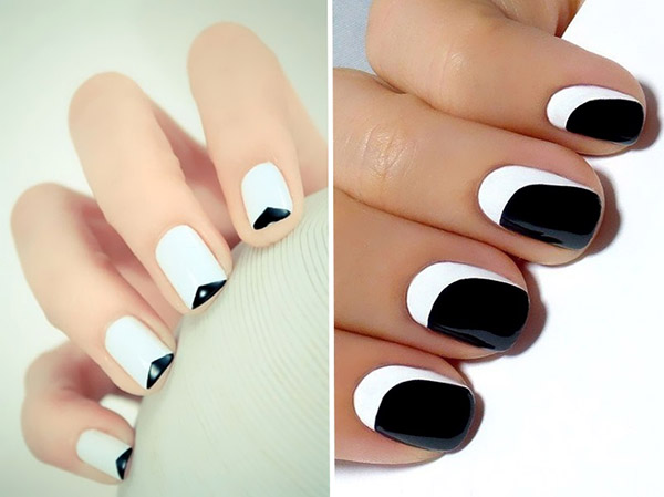 Minimalismo elegante: uma manicure monocromática - tendência-2016