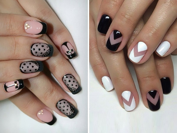 Minimalismo elegante: uma manicure monocromática - tendência-2016