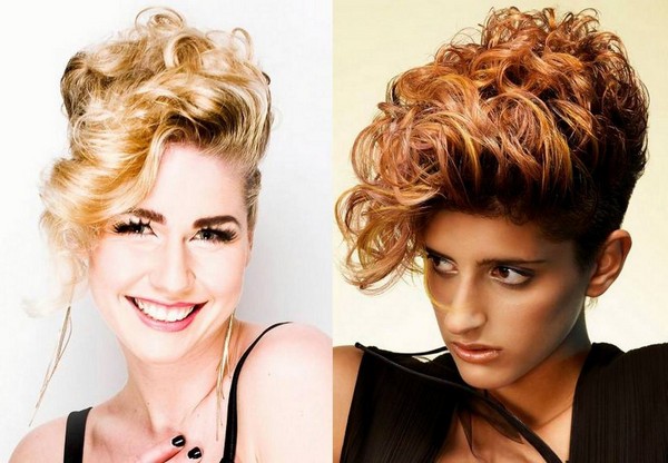 Penteados e penteados na moda para cabelo médio em 2016