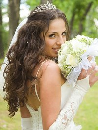 Penteados de casamento com cabelo fluido