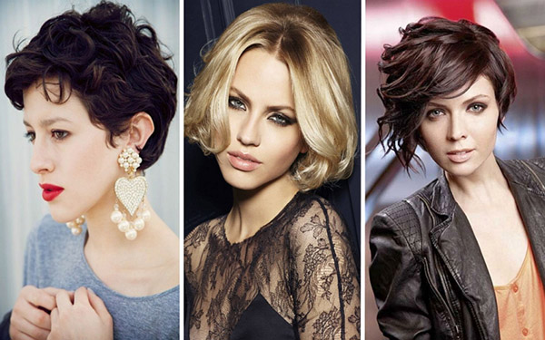 TOP-3 penteados espectaculares para cabelos curtos em 8 de março